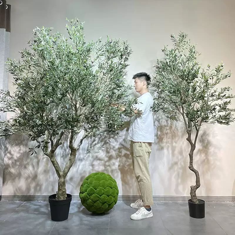 8ft Fake Potted Olive Tree Wholesale