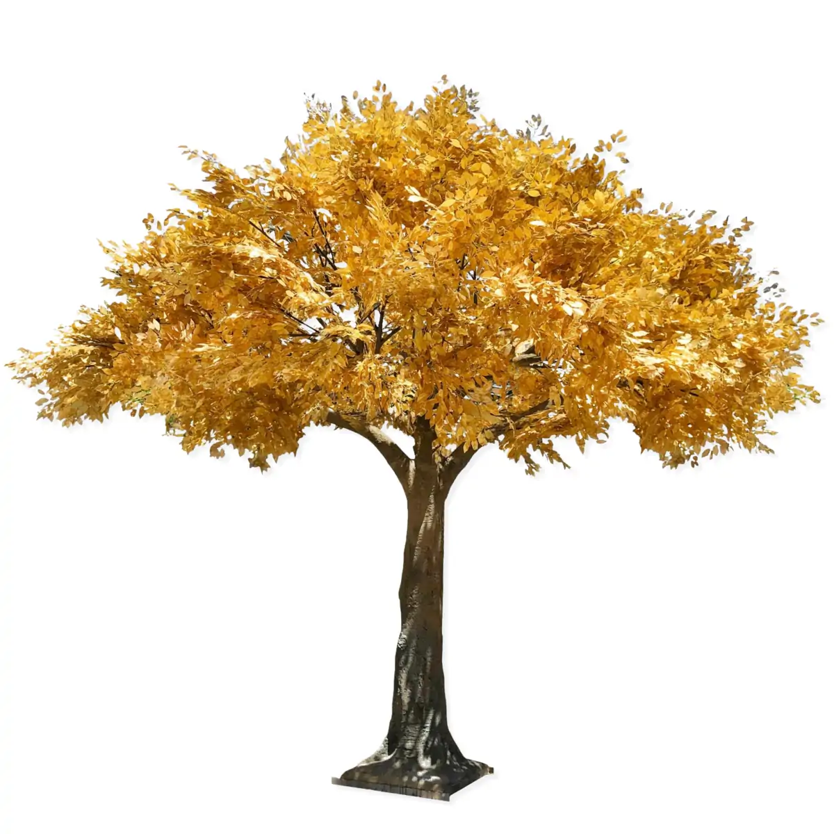 12 feet Luxury Golden Faux Ficus Tree Customizable