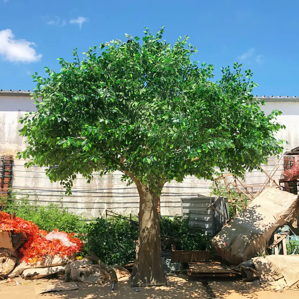 4m Dense Artificial Ficus Tree For Outdoor Privacy